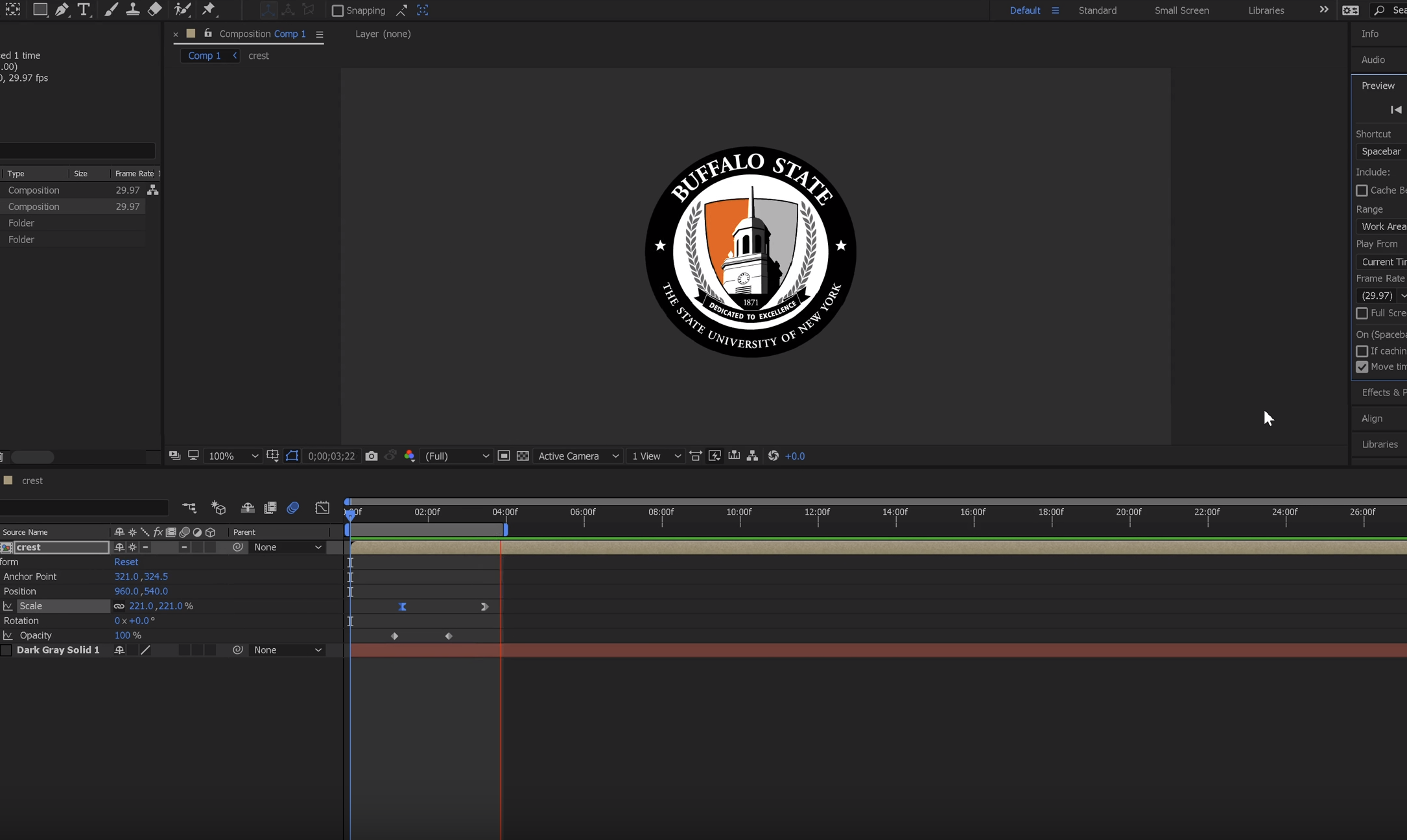 Animating a Logo in AE