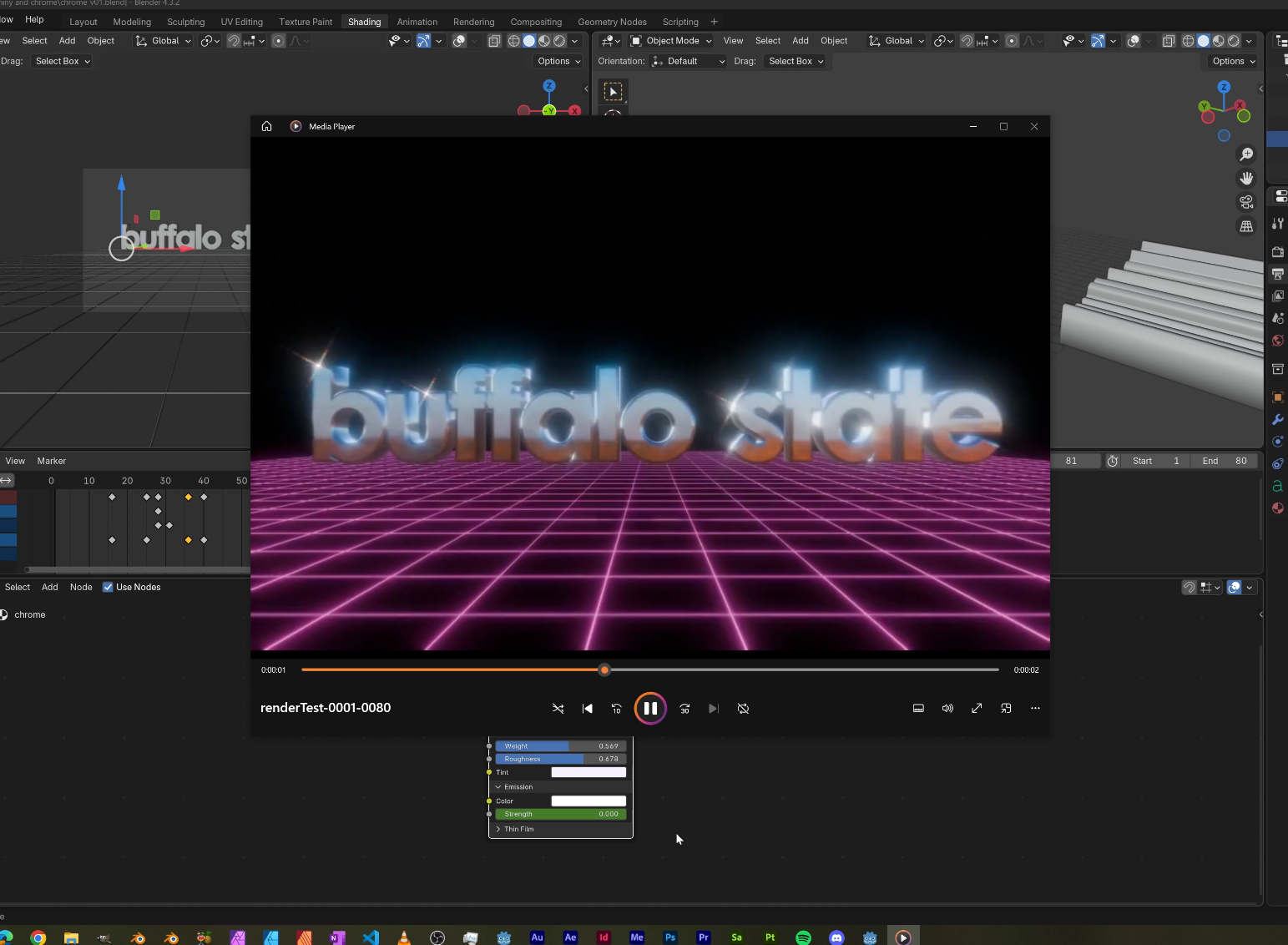 Retro Chrome Mograph Demo