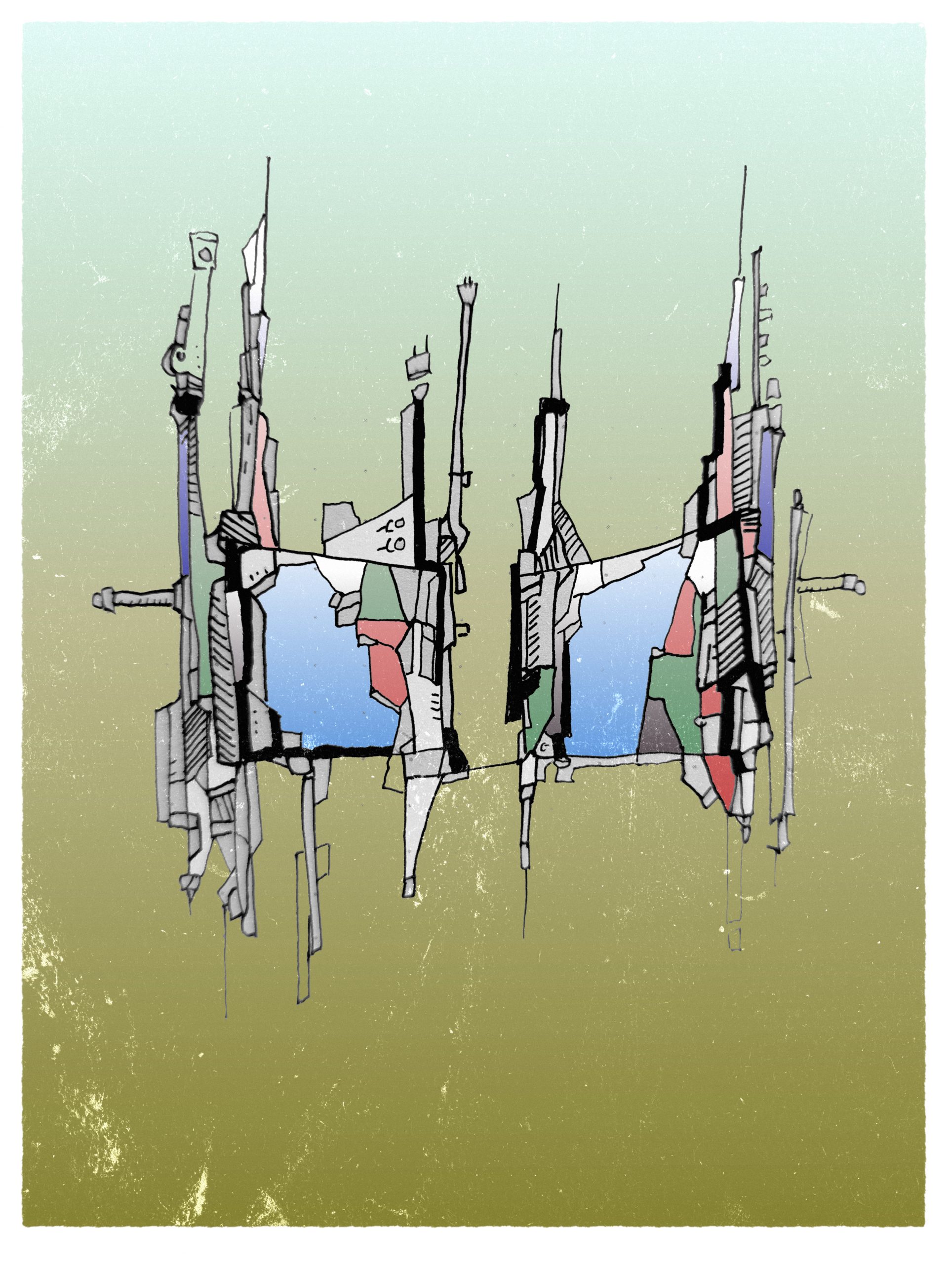 untitled radiation drawing